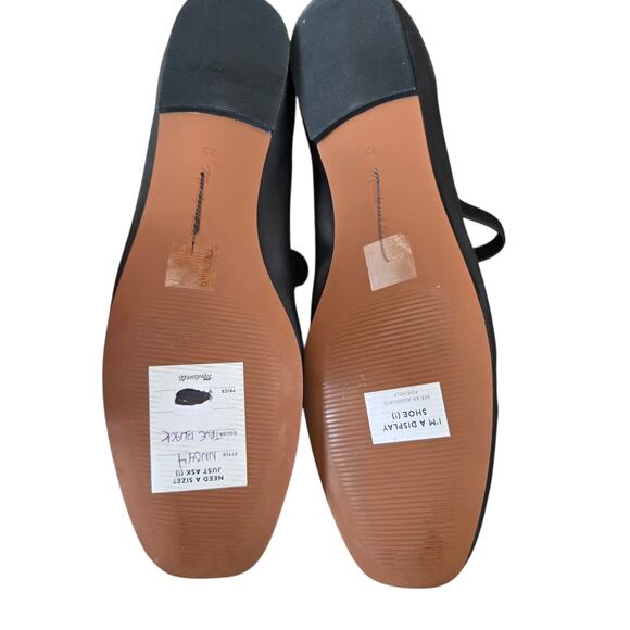 Madewell Greta Ballet Flat in Leather True Black NN044 Womens Size 7.5 Mary Jane - Picture 6 of 7